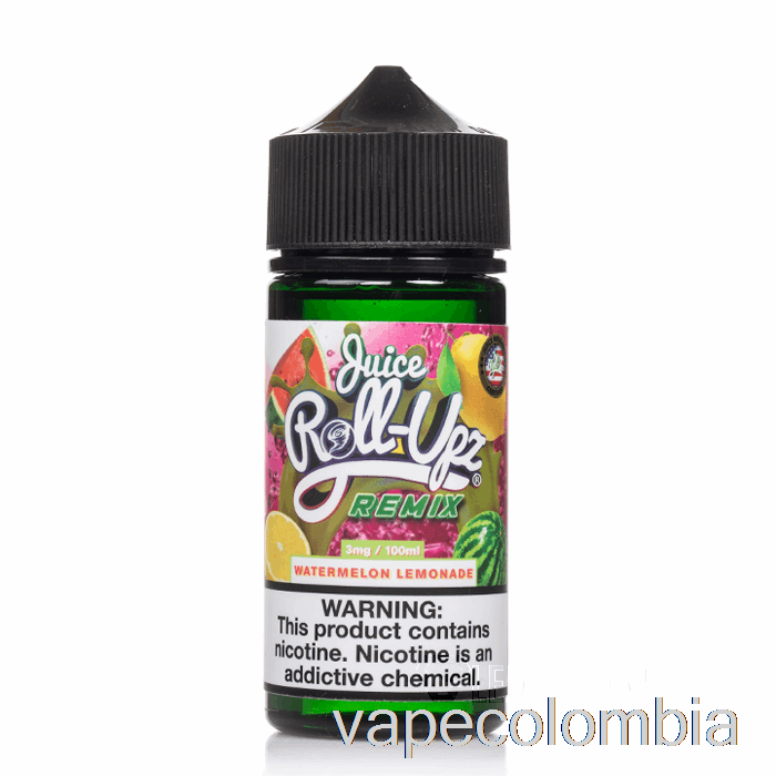 Vape Recargable Limonada De Sandía - Jugo Roll Upz Remix - 100ml 3mg